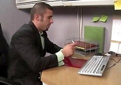 TheGayOffice.com - Diego Vena with Philip Aubrey rimming