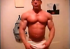 Tom Lord Flexing and Posing and Jacking Off