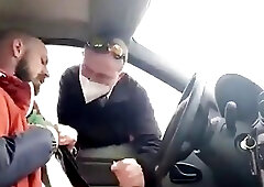 Spanish mfucker gets jerked off by mature man