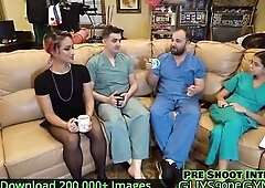 Canada Gets Yearly Medical Checkup From Female Doctor Channy Crossfire Solely At GuysGoneGynocom!