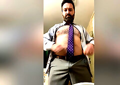 Rex Mathews Business Suit Strip To Lick Cum Off Toilet Seat