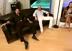 Teen blowjob threesome