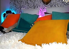 Redhaired Trans Goddess With Blue Eyes And Nice Tits Masturbates On Webcam