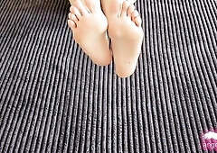 Hawt pretty gal Feet fetish part 9