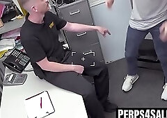Hung officer Brody Kayman pounds sassy Kyle Michaels
