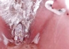 Shaving Snatch and Hirsute Armpits Process Fetish Close ups