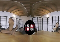 Secretary Seductress Petra Will Blow Your Mind With Her Sexappeal And Her Hot Feet In Virtual Realit - VRFootFetish