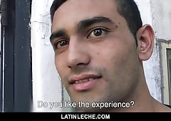 LatinLeche - Timid Mexican Hetero Dude Barebacked on Camera for Cash