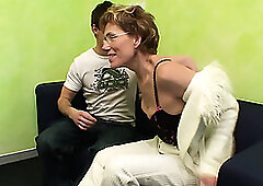 Slim Granny Gets Old Pussy Hammered By Young Shaft