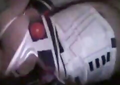 Asian Sissy wanking in bed 7