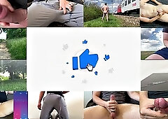 Close up edging cumshot, ruined orgasm