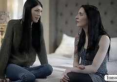 Busty Stepteen Fucked By Trans Stepmom