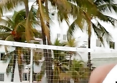 Busty latina shemale Lola Morena is asslicked and barebacked