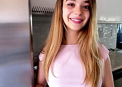 Molly Little's Intimate Encounter with Her Tiny Roommate -