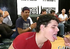 Stripper cummin on his face