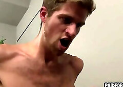 Straight stud getting fucked anally for some money