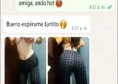 Le Digo a mi mejor amiga que estoy caliente y me manda video