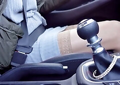 Public urination in pantyhose