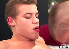 ample dick prick a-hole job And Facial Cumshot