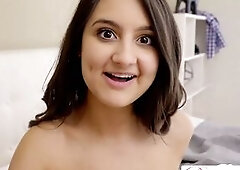My step sis is so sexy I've been awaiting to screw her. One day we played doctor and ended up blowing my load in her constricted little twat!