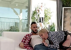 Appealing Housewife Dee Williams Tempts Her Handymen Into An Airtight double penetration Three-some GP3296