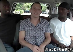 Seth Ryan Gets His Culo Taught By Black Guys