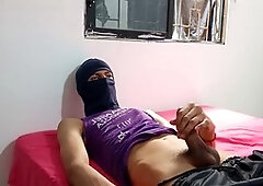 Goky really gets into it with his big dick solo session