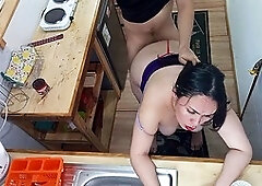 Russian mom, mzansi, mom in kitchen
