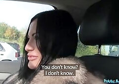 I don't often get intimidated by attractive women, but when I saw Amanda Black standing alone in the park looking like a sexy seductress, I just 