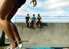 Welcome To Free Will: Hot Skateboard Latina Girl-Ep35