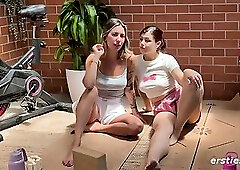 Ersties - Taylor & Ruby Enjoy Intimate Moment Down Under (Ep 1 of 2)