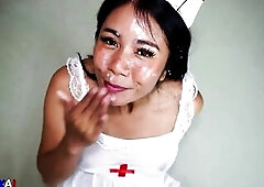 Thai Ladys Cum on Face Compilation