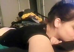 Amateur deepthroat