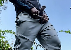 Super-Fucking-Hot Masculine Jerk Outdoor and Shoots Thick Cumload - 100% Original