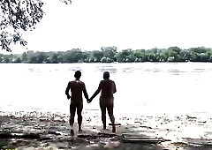 curvy large natural breast older gets coarse public beach banged by her lascivious stepson