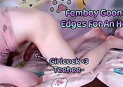 Femboy Gooner Edges For An Hour! (Teaser)