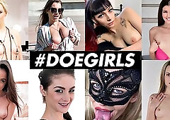 DoeGirls - First Time Anal With Big Ass Russian Teen Stella Flex