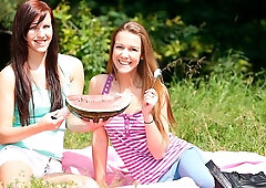 Ravishing Nymphs Revel In a Torrid Nature Tryst