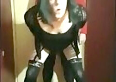 crossdresser takes ass to mouth collection part 1 with the 34 voting down wankers