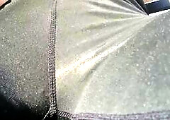 A naughty amateur exhibitionist, punkbibibi, gives herself an orgasm outdoors, risking public exposure, in a daring solo female masturbation webcam sh