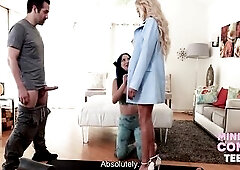 Freeuse TV Show Where A TV Reporter Gets Banged On Air With The Yoga Lady