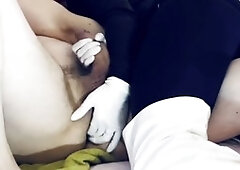 Guts, oral job, femdom handjob