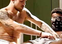 Felipe Masson playing a dangerous game with Luccas Toblerone