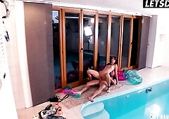 LETSDOEIT - Tiny Bazookas Honey Suzan Ayn Rides Photographer's Jock After Auditions