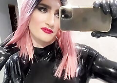 My 1St Hunk To Latex Female-Dominant Transformation Experience
