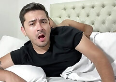 Super-fucking-hot son-in-law looks for step-dad and takes advantage completing up porking no condom