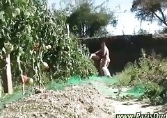 Public amateur gays blow their loads