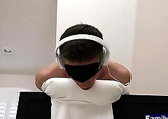 Twink tied up and anal fucked by old stepuncle hardcore