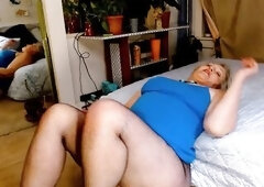 From Knee highs to Tan hose and fishnet stockings, Dawn of the wonderful overweight butt is glad to show 'em all to u. Watch how my feet look in 