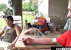 Twinks Cock Sucking, Rimjob and Outdoor Ass Worship